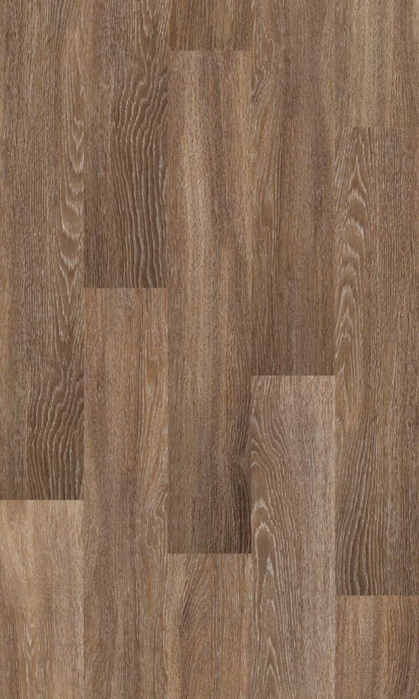 Shaw (Sample) Perennial Basin Brown Wood Look 6-mil Waterproof Glue Down Luxury Vinyl Plank