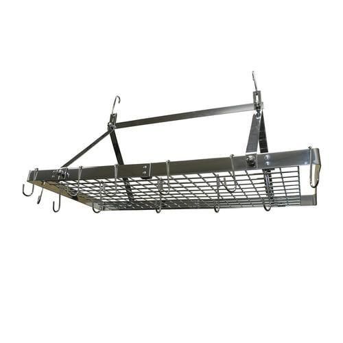 Range Kleen 32-in x 18.5-in Silver Pot Rack