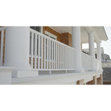 INTEX Providence Three Line Level Rail Kit with Reinforcements 8-ft x 40-in White PVC Deck Rail Kit