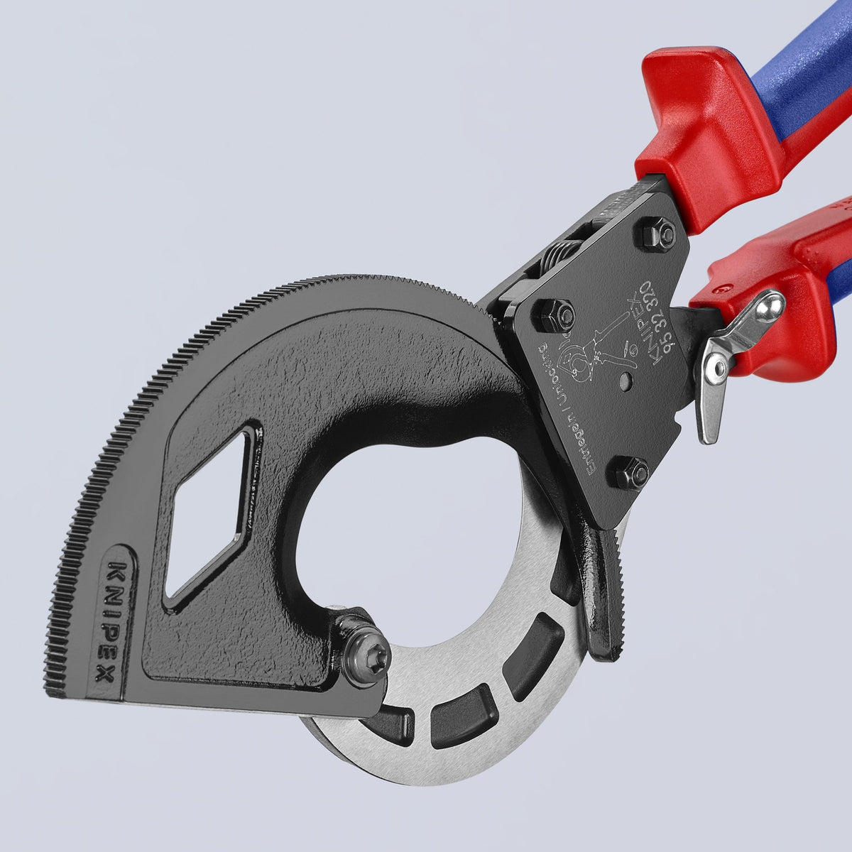 KNIPEX 12.5-in Cutting Pliers, 95 32 320 Ratcheting Cable Cutter