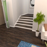 Cali Bamboo Shadowed Oak Vinyl Stair Tread, 11.5 in x 48.31 in