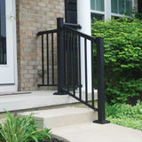 Freedom VersaRail Winchester 8-ft x 36-in Matte Black Aluminum Deck Stair Rail Kit