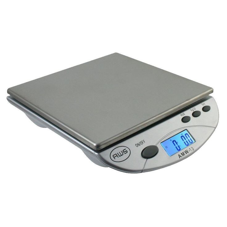 Digital Postal Kitchen Scale in Silver