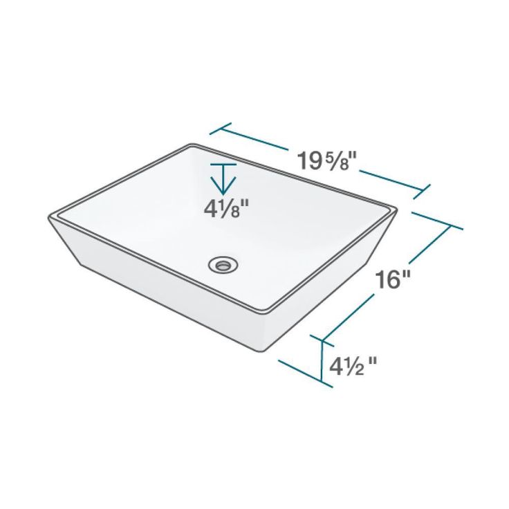 MR Direct Porcelain Vessel Sink in White