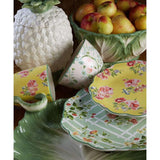 English Garden 16-Piece Seasonal Multicolored Earthenware Dinnerware Set (Service for 4)