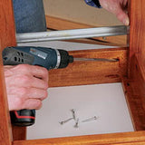 76-Piece Aluminum Pocket Hole Jig Kit with Pocket Screws Dowels and Storage Case - Super Arbor