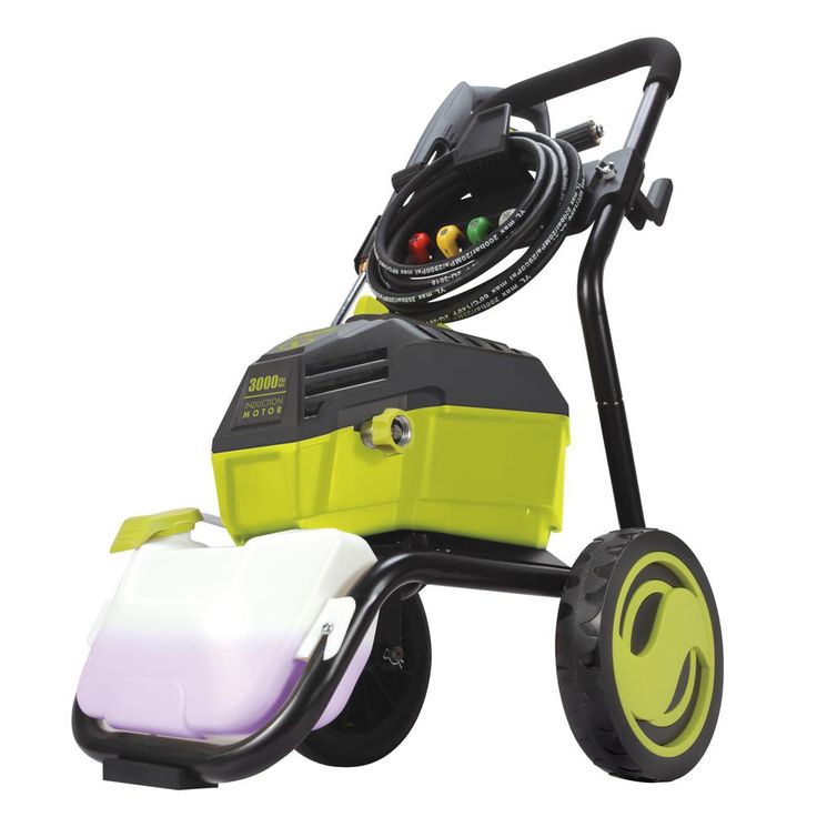 Sun Joe 3000 PSI Max 1.3 GPM 14.5 Amp High Performance Brushless Induction Motor Electric Pressure Washer