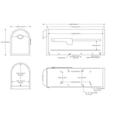 Winston Rubbed Bronze Post Mount Mailbox - Super Arbor
