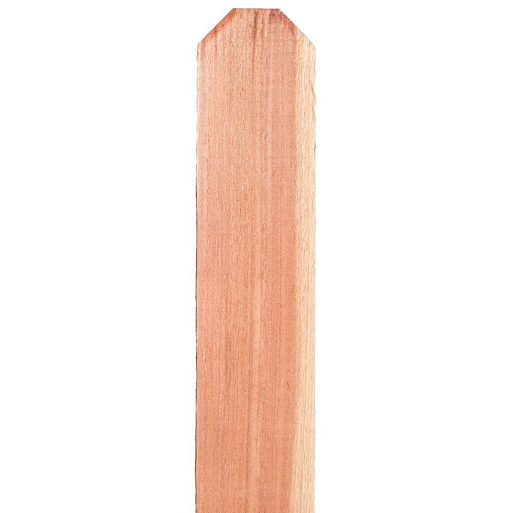 11/16 in. x 3 1/2 in. x 6 ft. Construction Common Redwood Dog Ear Fence Picket (5-PK) - Super Arbor