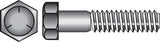 Hillman 1/4 in. Diameter x 3 in. Length Heat-Treated Zinc Steel Hex Head Cap Screw, 100-Pack