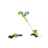 Greenworks 24-Volt 12 in. TORQDRIVE String Trimmer, 2Ah USB Battery and Charger Included ST24B212