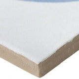 Met Beige Encaustic 9x9 Glazed Porcelain Tile