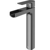 Amada Single Hole Single-Handle Vessel Bathroom Faucet in Matte Black - Super Arbor