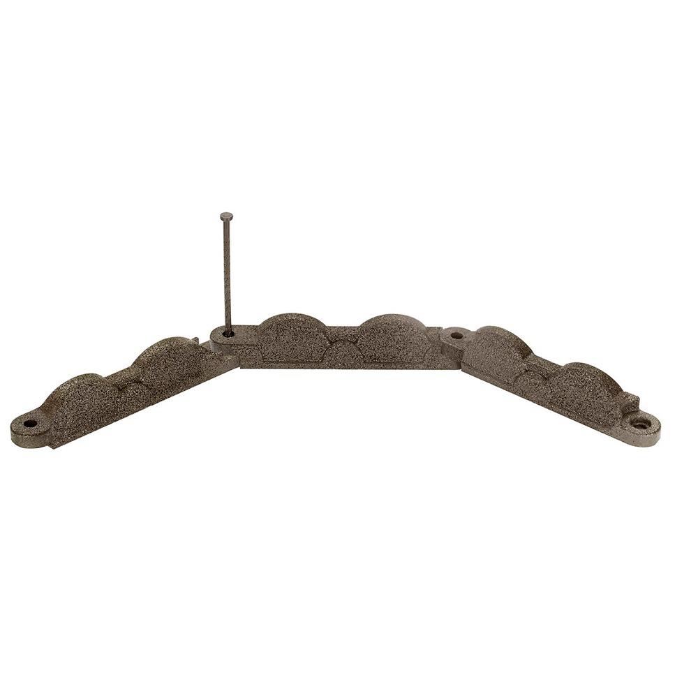 Valley View Industries 9 in. L Dark Brown Landscape Anchor Spikes (24-Quantity) - Super Arbor