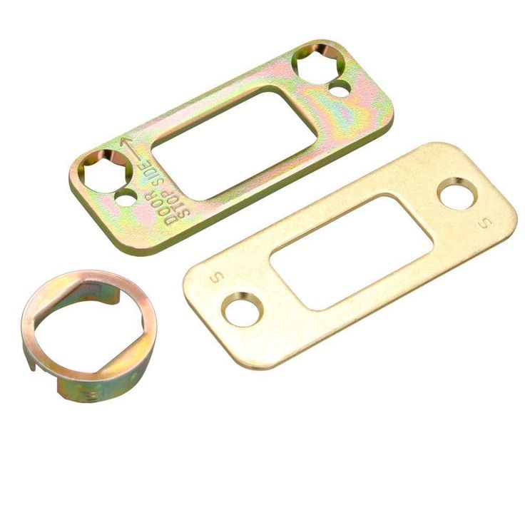 Camelot Bright Brass Connect Smart Lock with Alarm and Georgian Door Knob Handleset