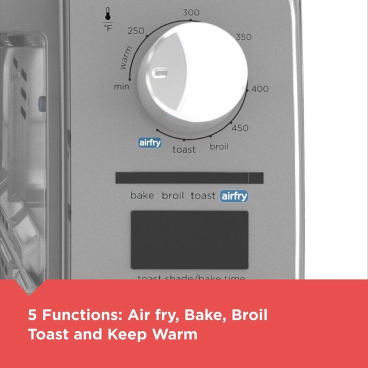 Crisp 'n Bake 4-Slice Silver Countertop Oven