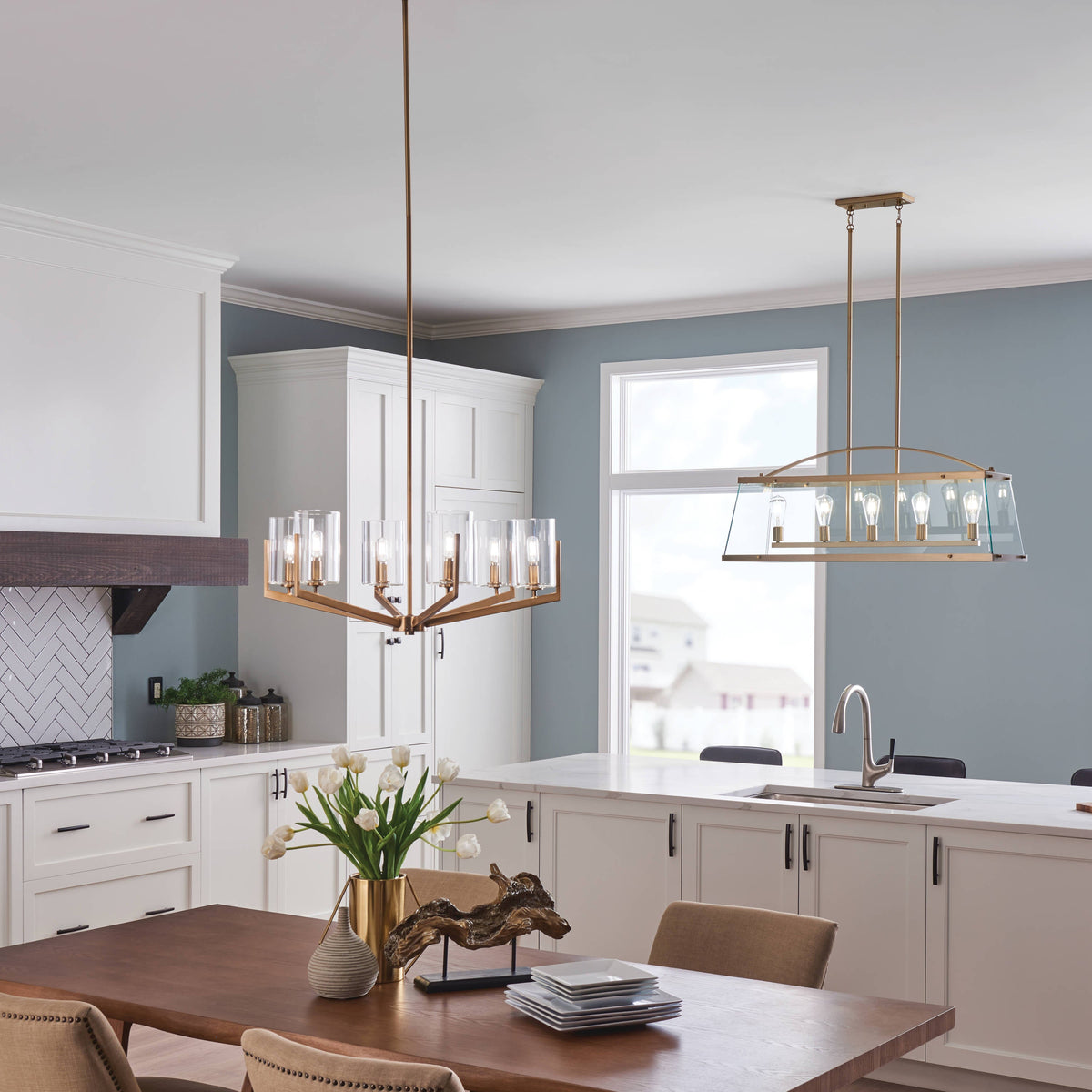 Kichler Darton 5-Light Brushed Transitional Chandelier