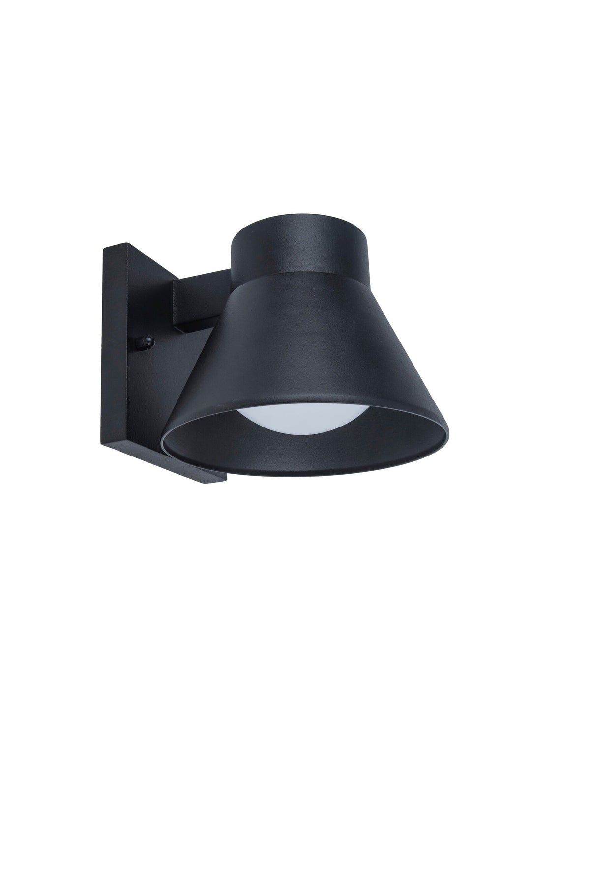 Project Source 2-Pack 4.76-in H Matte Black Dark Sky Integrated LED Outdoor Wall Light
