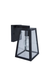 Project Source 2-Pack 8.5-in H Matte Black Outdoor Wall Lantern, Medium Base (E-26)