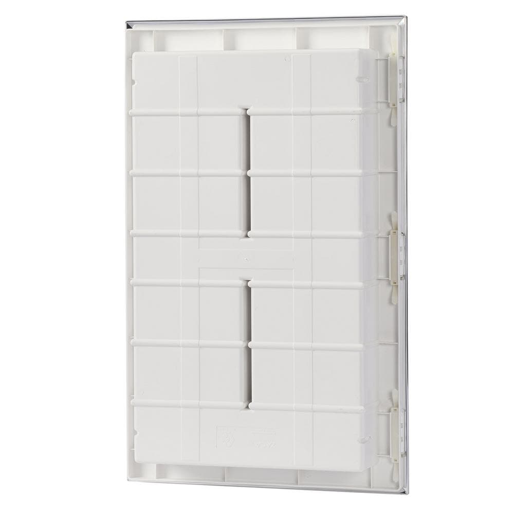 Zaca Capella 16-in x 26-in Recessed Mount White Mirrored Medicine Cabinet