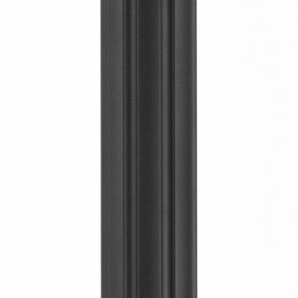 Progress Lighting Outdoor Posts 84-in Black Fluted Traditional Pole