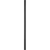 Progress Lighting Outdoor Posts 84-in Black Fluted Traditional Pole