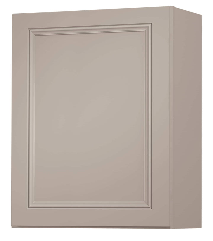 Diamond NOW Wintucket 21-in W x 36-in H x 12-in D Cloud Gray Wall Fully Assembled Cabinet (Recessed Panel Square Door Style)