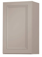 Diamond NOW Wintucket 18-in W x 36-in H x 12-in D Cloud Gray Wall Fully Assembled Cabinet (Recessed Panel Square Door Style)