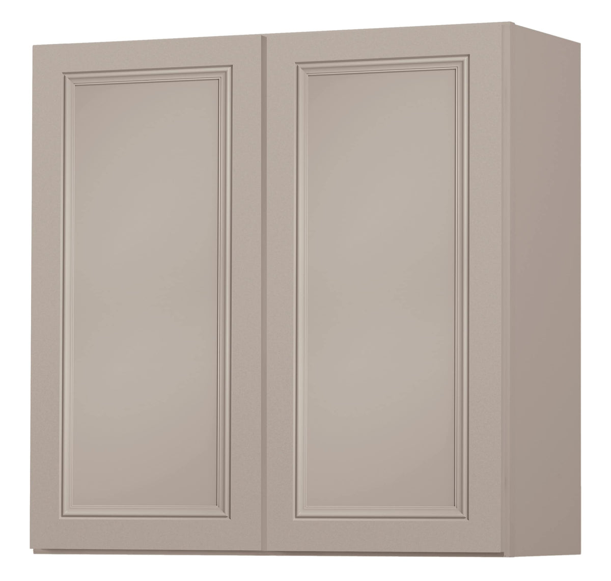 Diamond NOW Wintucket 30-in W x 36-in H x 12-in D Cloud Gray Wall Fully Assembled Cabinet (Recessed Panel Square Door Style)