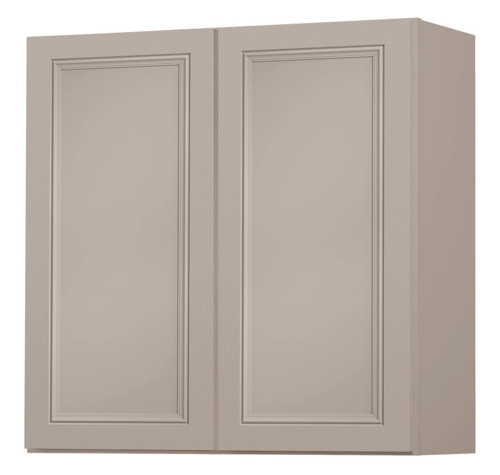 Diamond NOW Wintucket 30-in W x 30-in H x 12-in D Cloud Gray Wall Fully Assembled Cabinet (Recessed Panel Square Door Style)