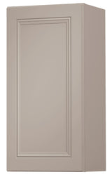 Diamond NOW Wintucket 15-in W x 36-in H x 12-in D Cloud Gray Wall Fully Assembled Cabinet (Recessed Panel Square Door Style)