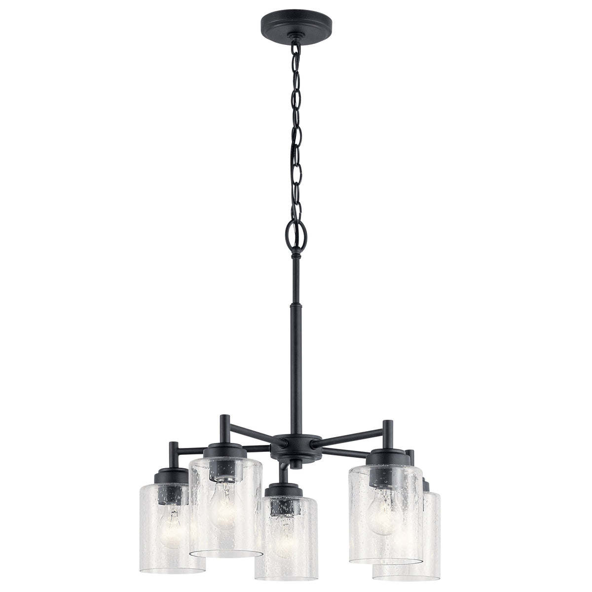 Kichler Winslow 5-Light Black Modern/Contemporary Chandelier