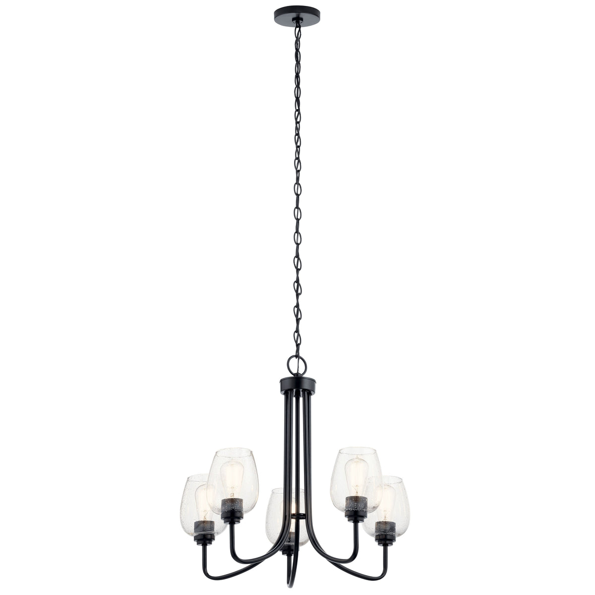 Kichler Valserrano 5-Light Black Traditional Chandelier