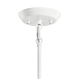 Kichler Armstrong 6-Light White Mid-century Chandelier