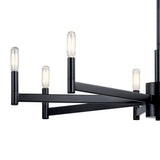 Kichler Erzo 8-Light Black Modern/Contemporary Chandelier