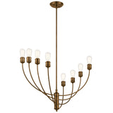 Kichler Hatton 8-Light Satin Bronze Transitional Chandelier
