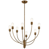 Kichler Hatton 8-Light Satin Bronze Transitional Chandelier