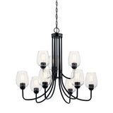 Kichler Valserrano 9-Light Black Traditional Chandelier