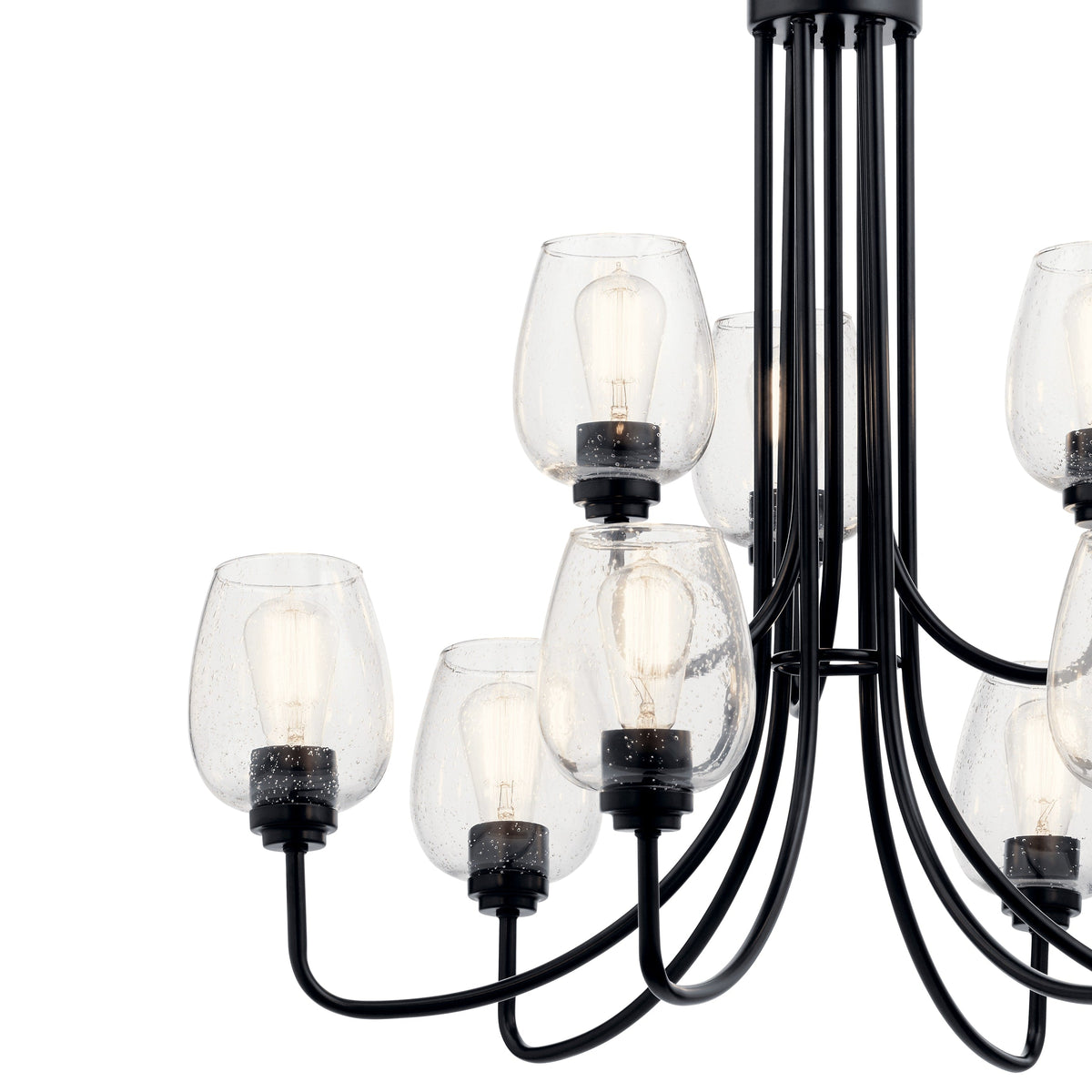 Kichler Valserrano 9-Light Black Traditional Chandelier
