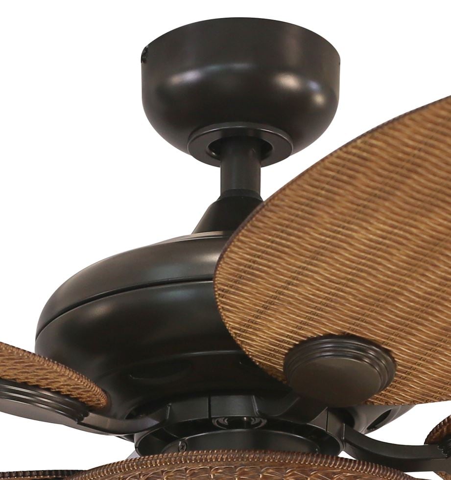 Harbor Breeze Tilghman 44-in Bronze LED Indoor/Outdoor Ceiling Fan with Light, 5 Blades