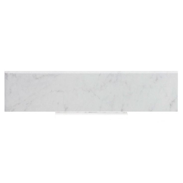 Style Selections Futuro White Porcelain Bullnose Tile (3-in x 12-in)