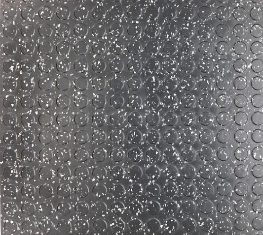 Flexco Rubber Tile Black 18-in x 18-in Vinyl Tile Flooring (2.25-sq ft)