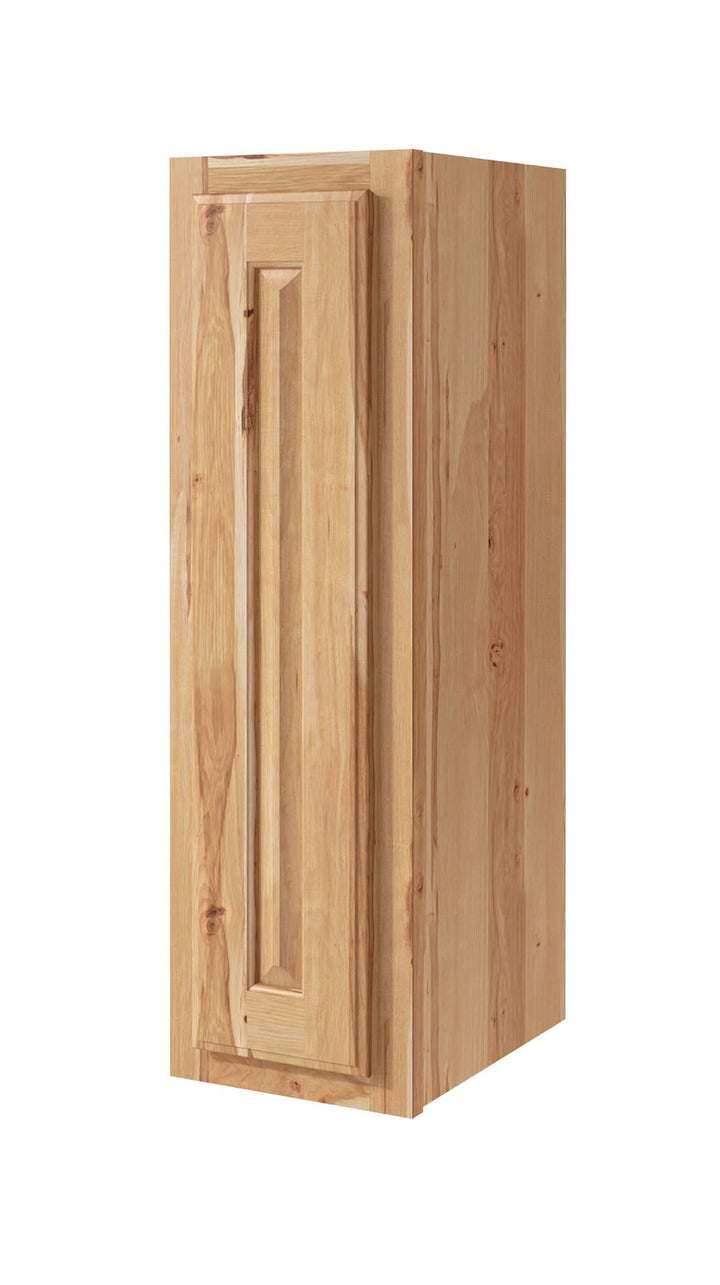 Diamond NOW Denver 9-in W x 36-in H x 12-in D Natural Rustic Hickory Wall Fully Assembled Cabinet (Raised Panel Square Door Style)