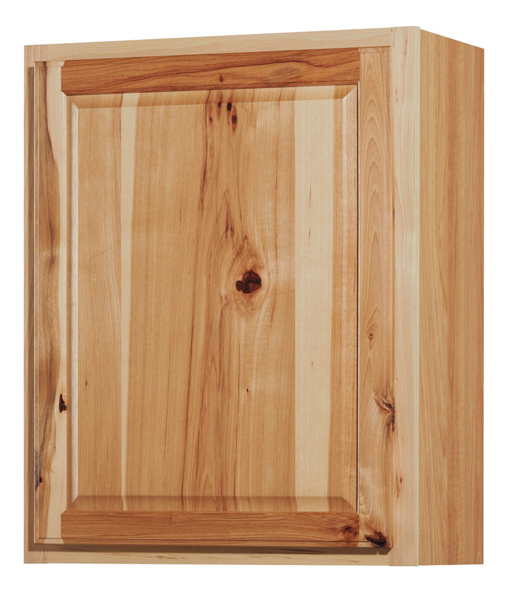 Diamond NOW Denver 24-in W x 30-in H x 12-in D Natural Rustic Hickory Wall Fully Assembled Cabinet (Raised Panel Square Door Style)
