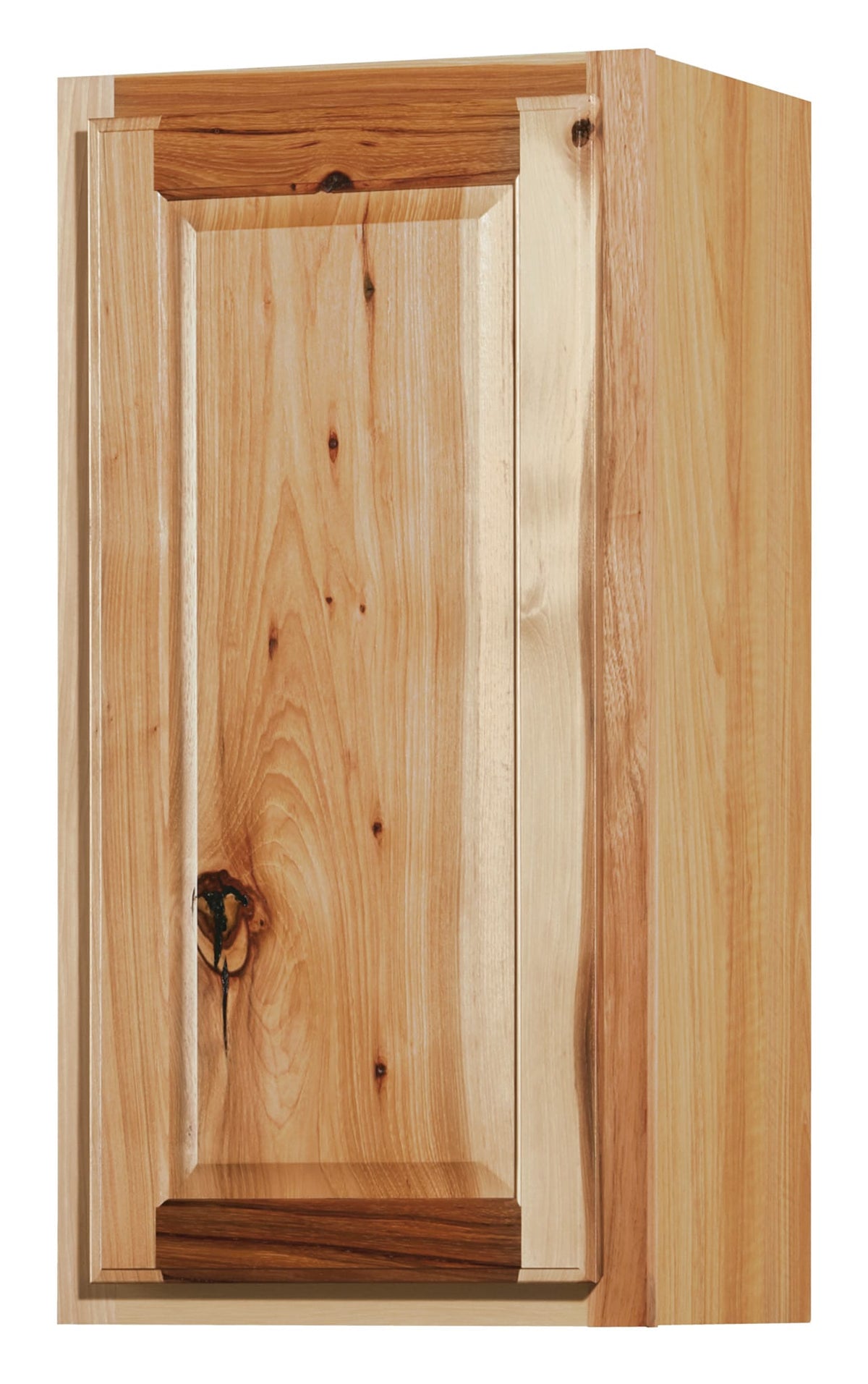 Diamond NOW Denver 15-in W x 30-in H x 12-in D Natural Rustic Hickory Wall Fully Assembled Cabinet (Raised Panel Square Door Style)