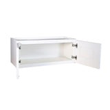 Design House Brookings 24-in W x 12-in H x 12-in D White Maple Wall Ready To Assemble Plywood Cabinet (Recessed Panel Shaker Door Style)