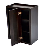 Design House Brookings 24-in W x 36-in H x 12-in D Espresso Maple Blind Corner Wall Ready To Assemble Plywood Cabinet (Recessed Panel Shaker Style)