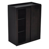 Design House Brookings 24-in W x 36-in H x 12-in D Espresso Maple Blind Corner Wall Ready To Assemble Plywood Cabinet (Recessed Panel Shaker Style)