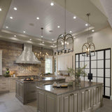 Progress Lighting Whisp 6-Light Gray Farmhouse Chandelier