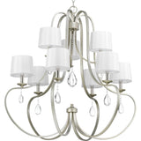 Progress Lighting Anjoux 9-Light Gray Transitional Chandelier